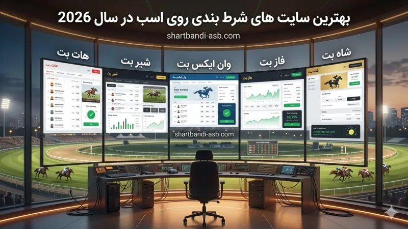 بهترین سایت های شرط بندی روی اسب در سال2026